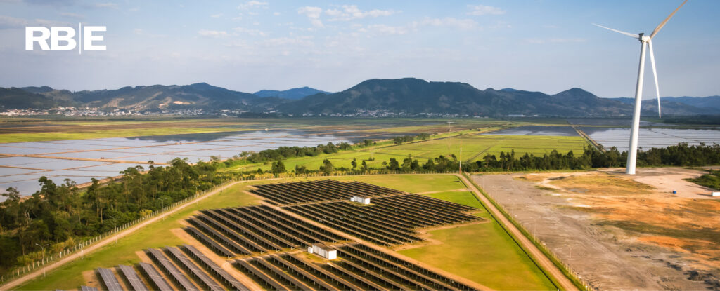 Fazenda de placas solares no Brasil